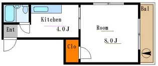中野ハイツ【3階】の間取り