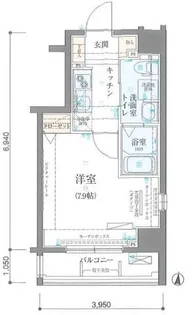 リヴシティ両国壱番館【3階】の間取り