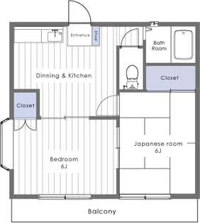コーポセシカ【1階】の間取り