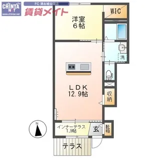 レーベンハイム【1階】の間取り