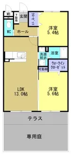 フェリシア【1階】の間取り