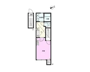 ステータス町屋【2階】の間取り