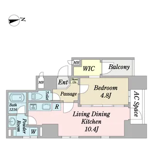 GLANZ新小岩【2階】の間取り