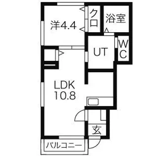 レリィ・マーレ【1階】の間取り