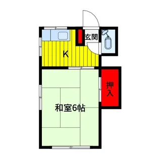和風荘【1階】の間取り