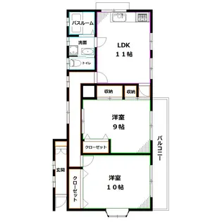 高橋方【2階】の間取り