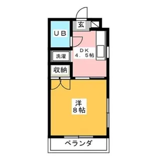 第三伸和コーポ【3階】の間取り