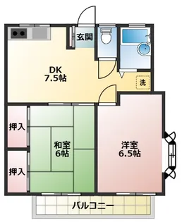 ハイツ・ピコット【2階】の間取り