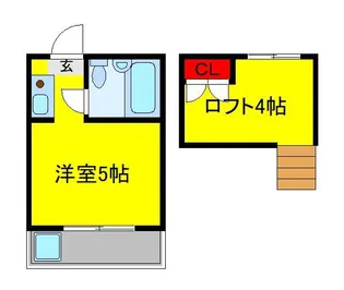 カルタス21竹の塚第2【2階】の間取り