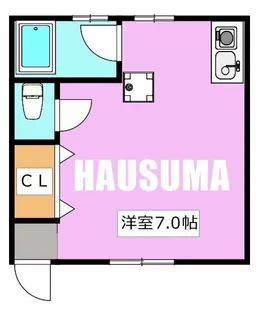 秀栄荘【2階】の間取り