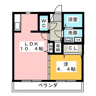 スターライト イーズ【2階】の間取り