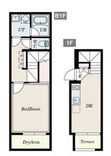 PASEO白山I・II【1階】の間取り