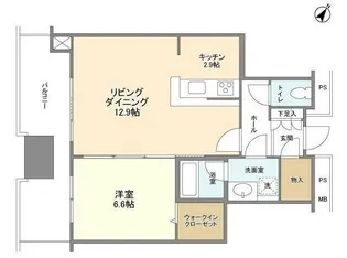 リガーレ日本橋人形町【35階】の間取り
