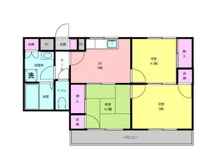 エリオス【4階】の間取り