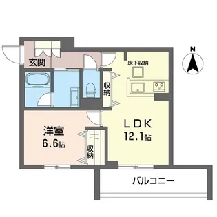 シャーメゾン横浜鶴見II【3階】の間取り