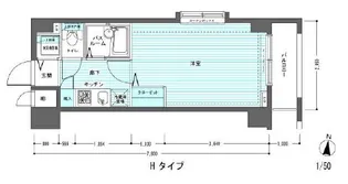 レジディア多摩川【4階】の間取り