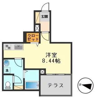 アンジュール西小岩【1階】の間取り