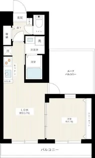 ハーモニーレジデンス東京サウスゲート【5階】の間取り