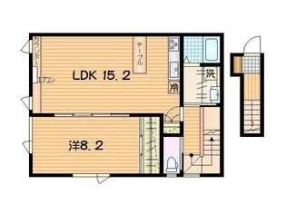 Spica II【2階】の間取り