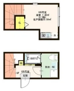 メゾン赤羽【2階】の間取り