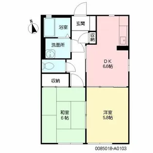 リバティー向江 *【1階】の間取り