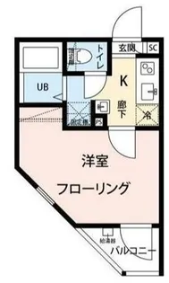 グランクオール潮見【2階】の間取り