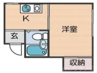 シティハイツ殿辻【3階】の間取り