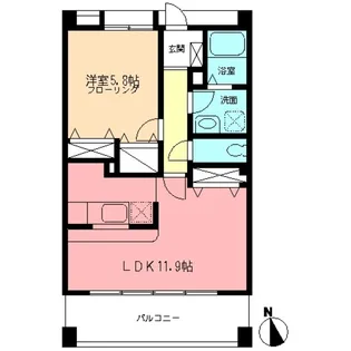 Three-B【1階】の間取り