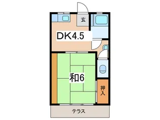 すみれ荘【1階】の間取り