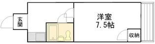 ロジェホリワ【1階】の間取り