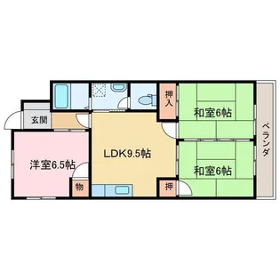 リバティーイトウ【3階】の間取り