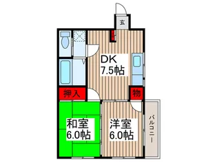 ドエール浦和【3階】の間取り