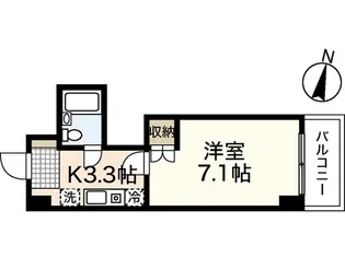 アメニティハイム【2階】の間取り