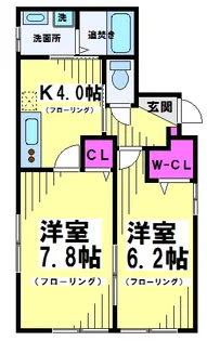 リビオン【1階】の間取り