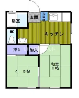 第1すみれハイツ【2階】の間取り