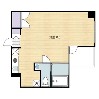 シティマンション鳳凰【1階】の間取り