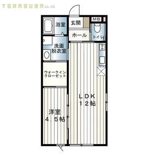 BOX-M WEST【2階】の間取り
