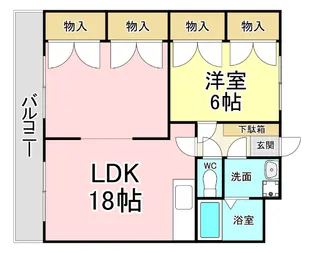 アーバンKN5【3階】の間取り