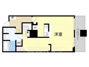アルグラッド ザ・タワー心斎橋【20階】の間取り