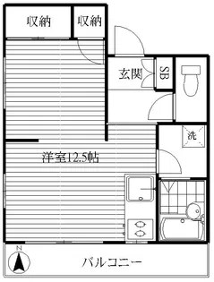 メゾン桜丘【1階】の間取り
