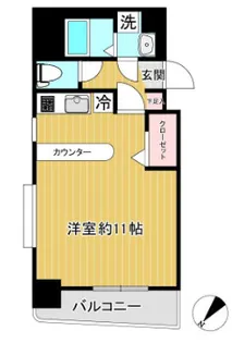 グリフィン新横浜・伍番館【10階】の間取り