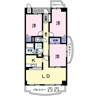 グラン・アルシェ【5階】の間取り