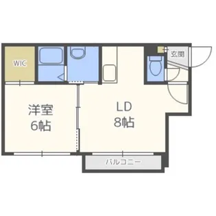 A BOND月寒東 B棟【4階】の間取り