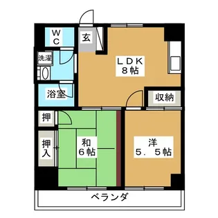 三京ビル【12階】の間取り