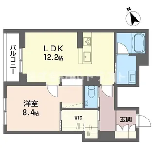 ルシオル【1階】の間取り