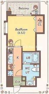 フレンシアノイエ東三国【7階】の間取り