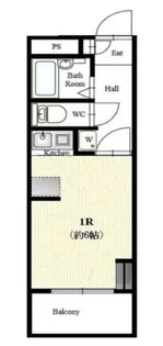 フリービング新宿【2階】の間取り