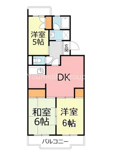 スペランザ大住【1階】の間取り