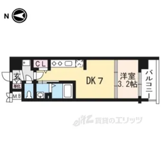アドバンス京都フェリス【2階】の間取り