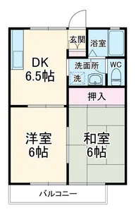 千田プレジールデラックス【2階】の間取り